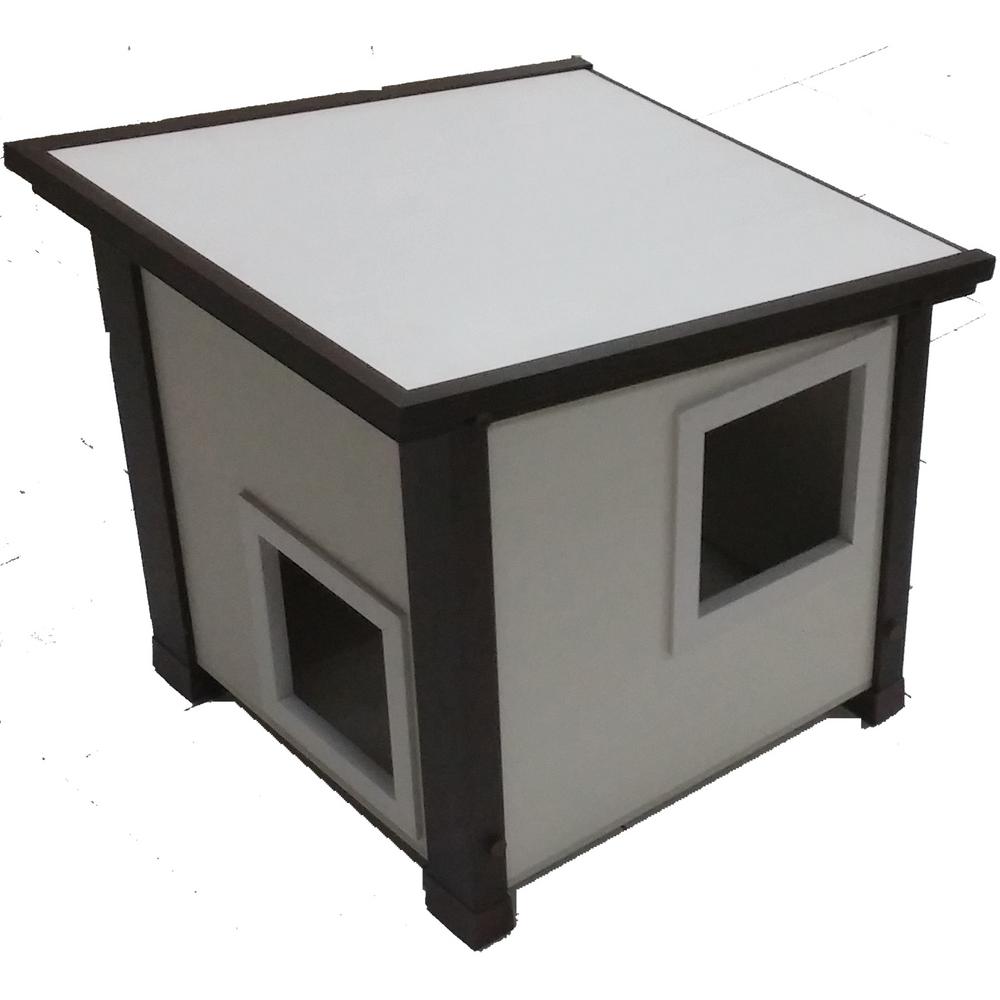 small outdoor cat houses