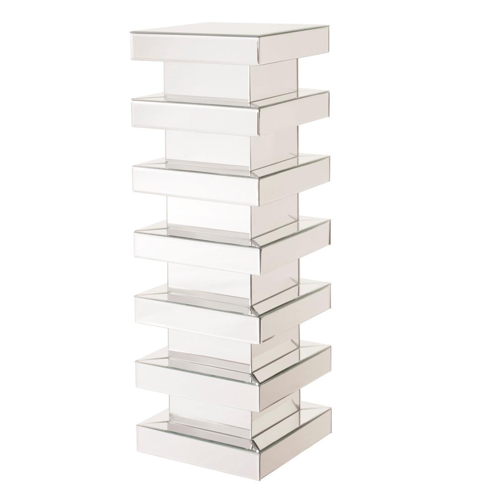 Tall Stepped Mirror On Pedestal Table 11144 The Home Depot Tall Stepped Mirror On Pedestal Table