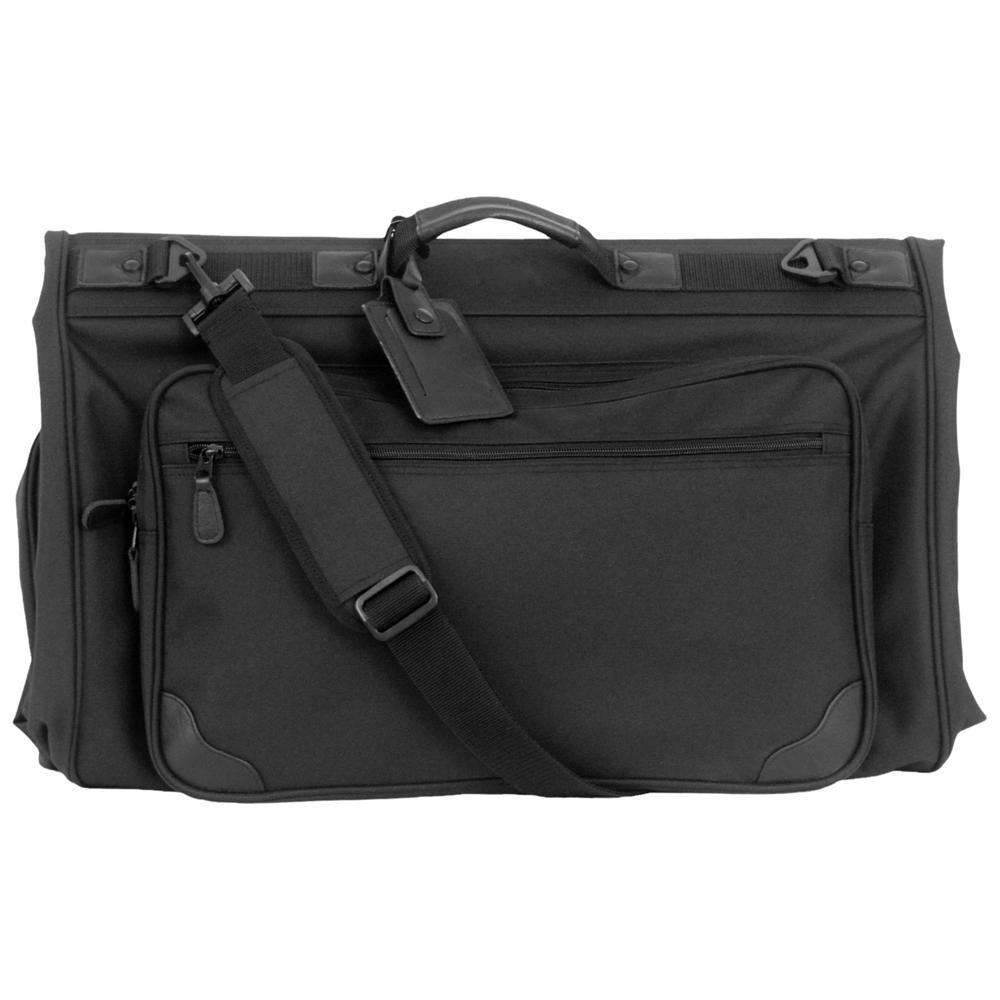Mercury Luggage TriFold Garment Bag-MRC1114-BK - The Home Depot