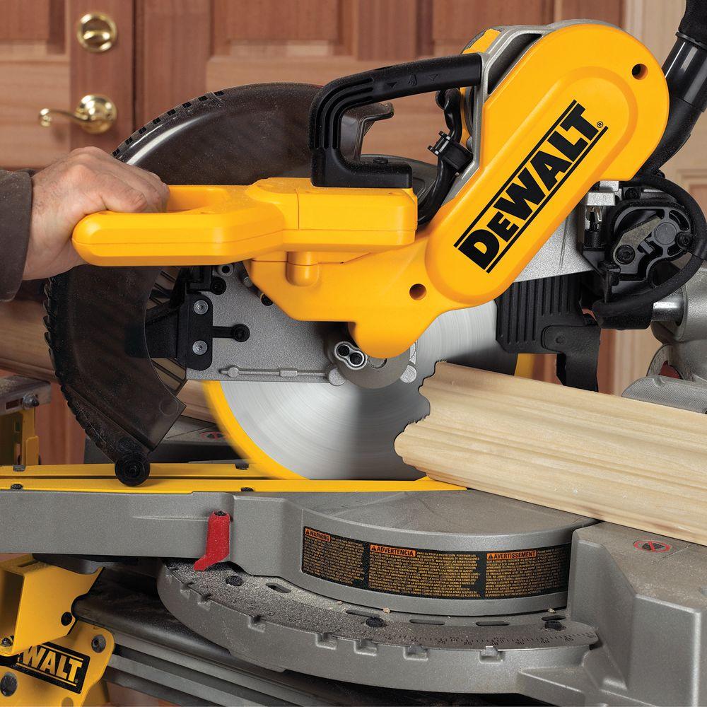 Reviews For Dewalt 10 In 254 Mm Blade Double Bevel Sliding Compound Miter Saw Dw717 The Home Depot