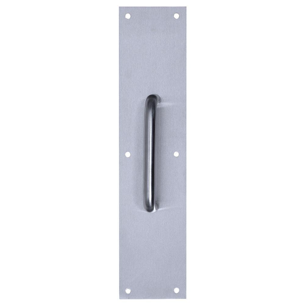 DOOR PULL PLATE 3-1//2/" X 15/" INDUSTRIAL ALUMINUM