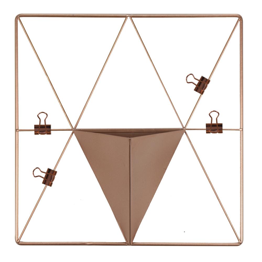 Wallpops Rose Gold Triangle Metal Grid With Pocket Wall Organizer Wpmg3269 The Home Depot - Metal Wall Organizer Grid Wallpops Rose Gold Triangle Metal Grid With Pocket Wall Organizer Wpmg3269 The Home Depot - Metal Wall Organizer Grid