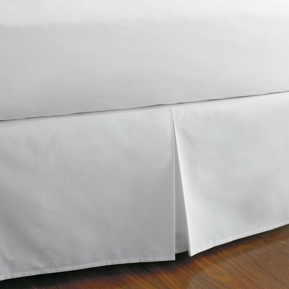 dorm bed skirt white twin xl
