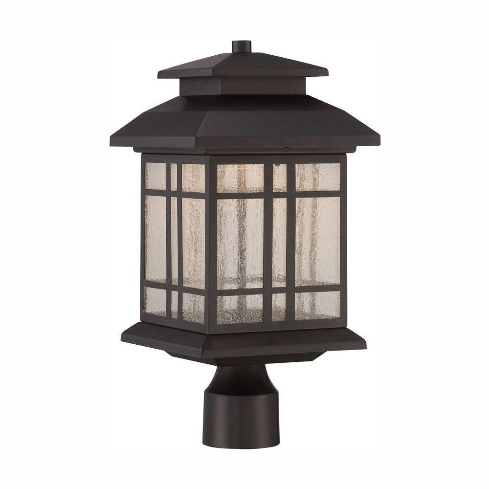 Designers Fountain Piedmont Oil Rubbed Bronze Outdoor LED Post Lantern
