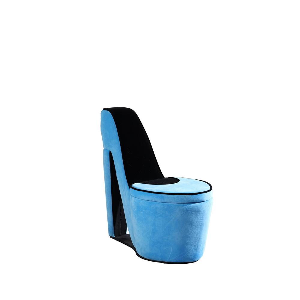 white high heel chair