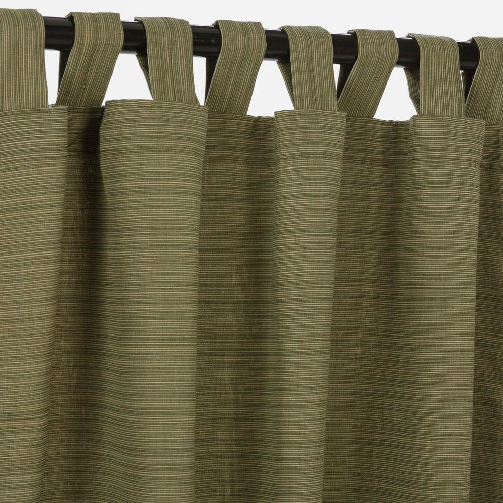 UPC 096355400466 product image for Pawley's Island 50 in. x 108 in. Outdoor Single Curtain with Tabs in Dupione Lau | upcitemdb.com