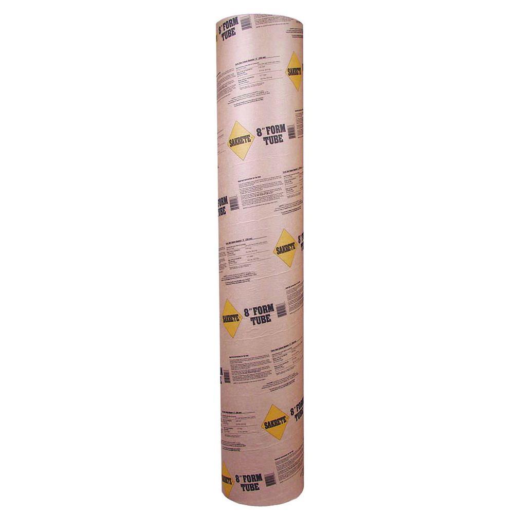 SAKRETE 8 in. x 48 in. Concrete Form Tube-65470075 - The Home Depot