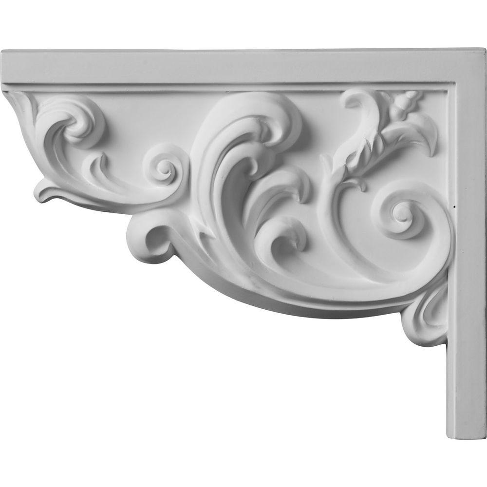 Ekena Millwork 3/4 in. x 9 in. x 7 in. Primed Polyurethane