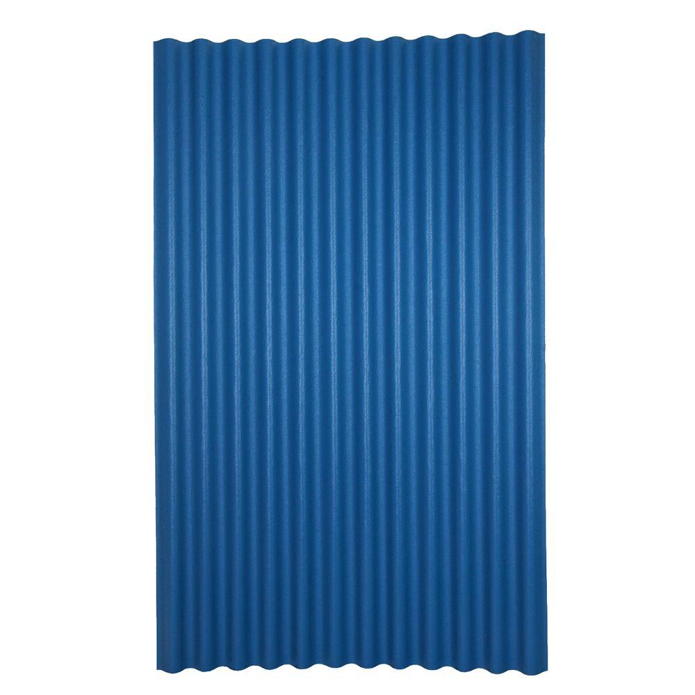 Ondura 6 ft 7 in x 4 ft Asphalt Corrugated Roof Panel 