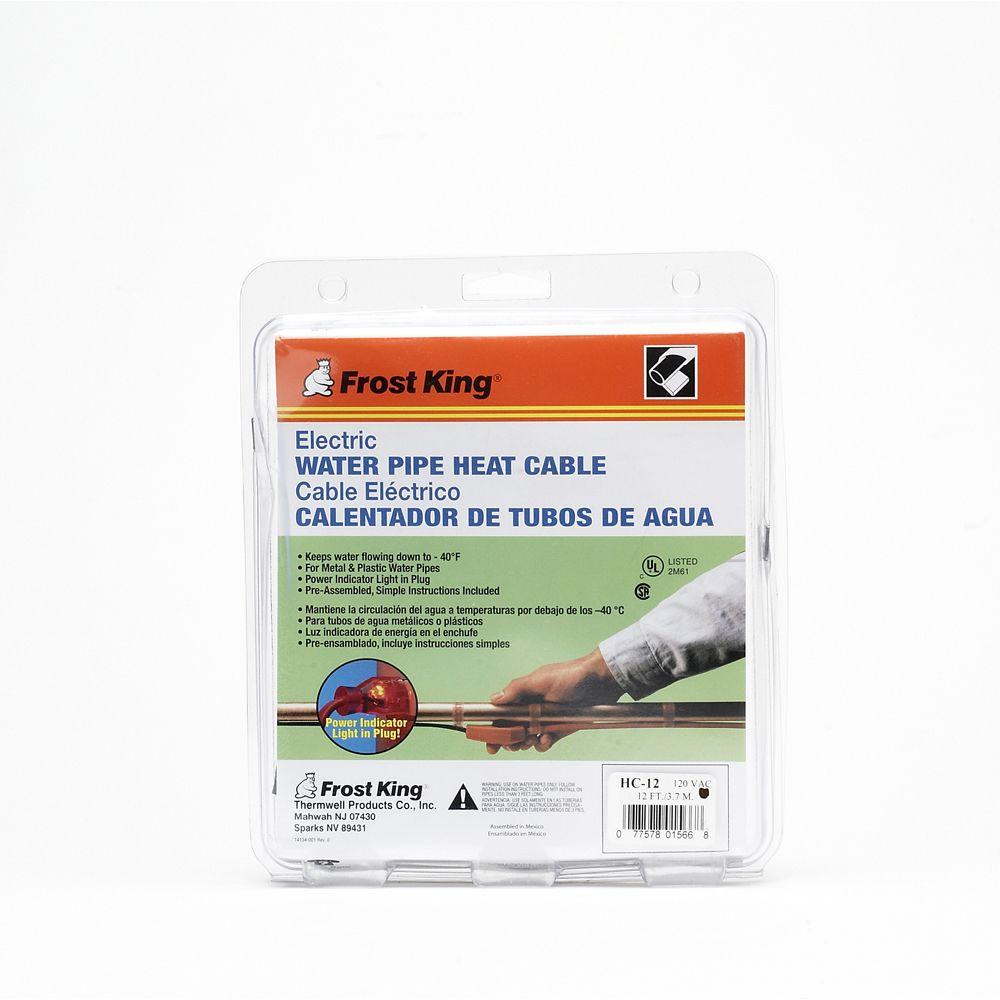 Frost King 12 Ft Electric Heat Cable Kit Hc12a The Home Depot