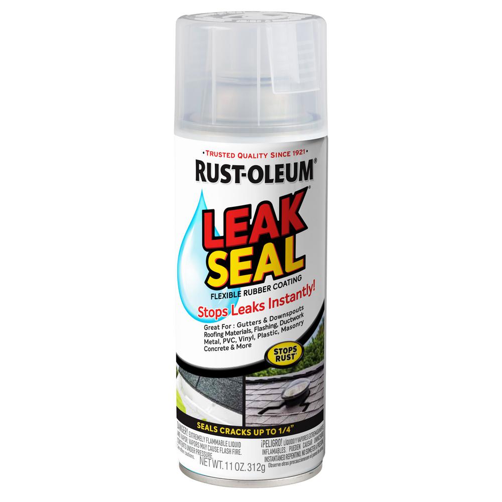 Rust Oleum Stops 11 Oz Leakseal Clear Flexible Rubber Coating Rust Oleum Stops 11 Oz Leakseal Clear Flexible Rubber Coating Spray Paint