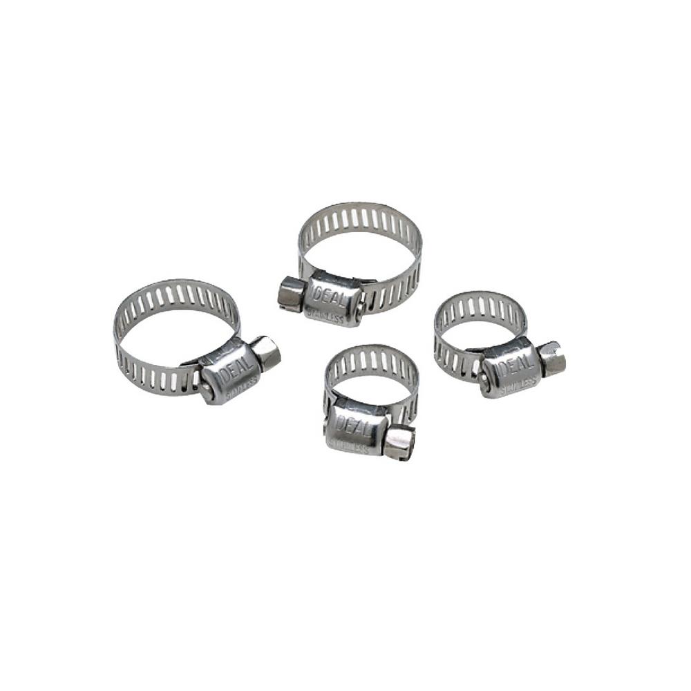 Seachoice Hose Clamp Set in Stainless Steel-23501 - The Home Depot Stainless Steel Hose Clamps Home Depot