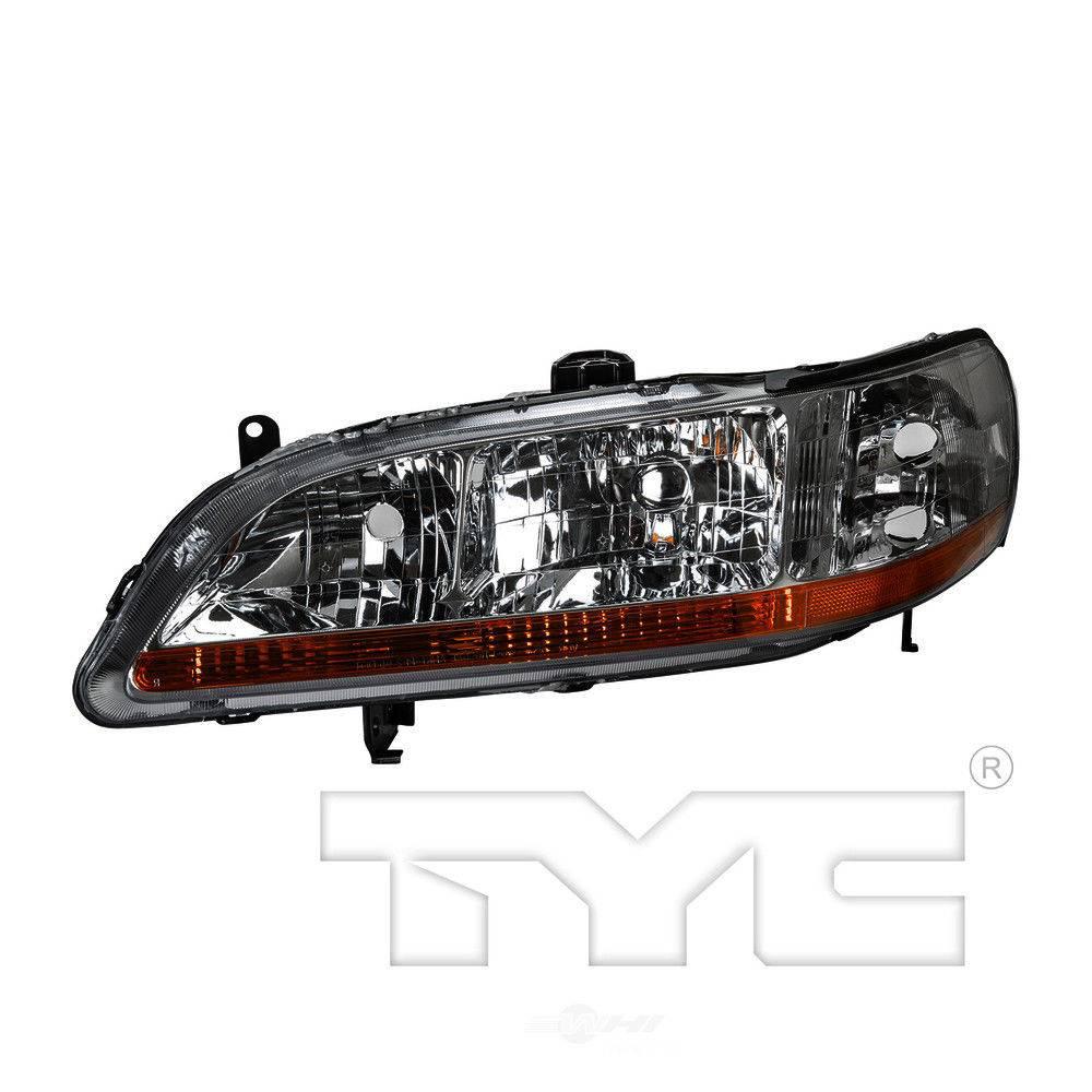 Tyc Headlight Assembly 2001 2002 Honda Accord 2 3l 3 0l 20 5120 91 1 The Home Depot