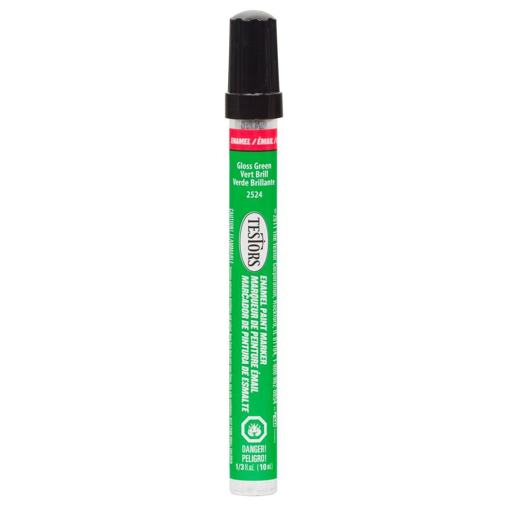 Testors Gloss Green Enamel Paint Marker (6Pack)2524C The Home Depot