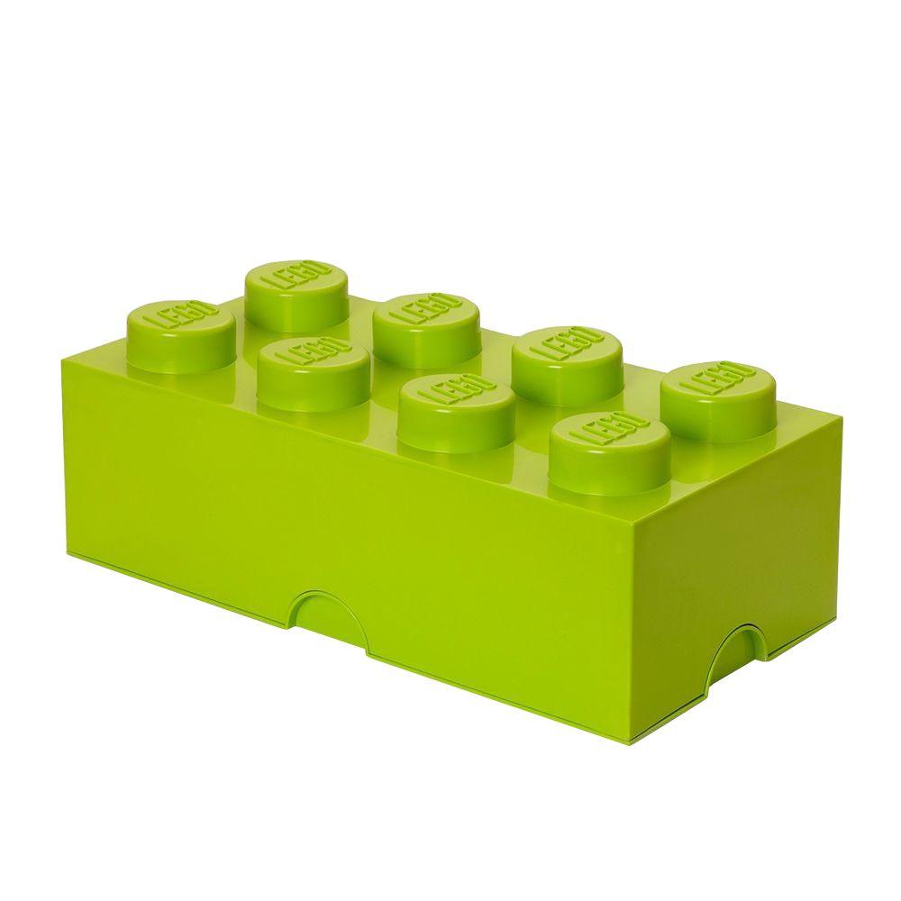 LEGO Lime Green Stackable Box40040620 The Home Depot