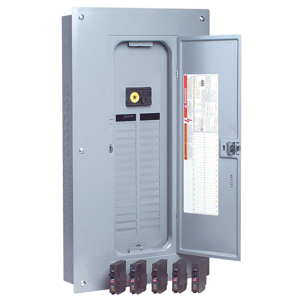 Square D QO 100 Amp 32-Space 32-Circuit Indoor Main ... square d qo load center 200 amp 3 phase wire diagram 
