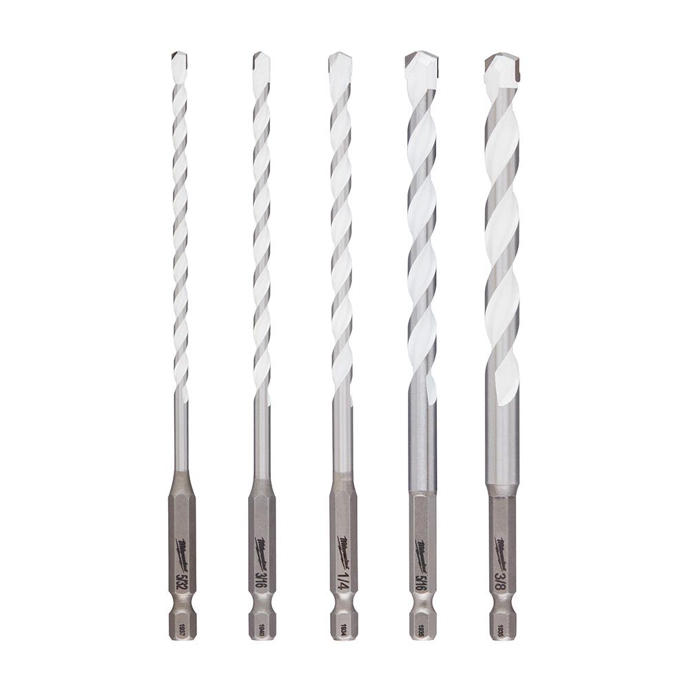 5-pc Masonry Drill Bit Set Pack of 1