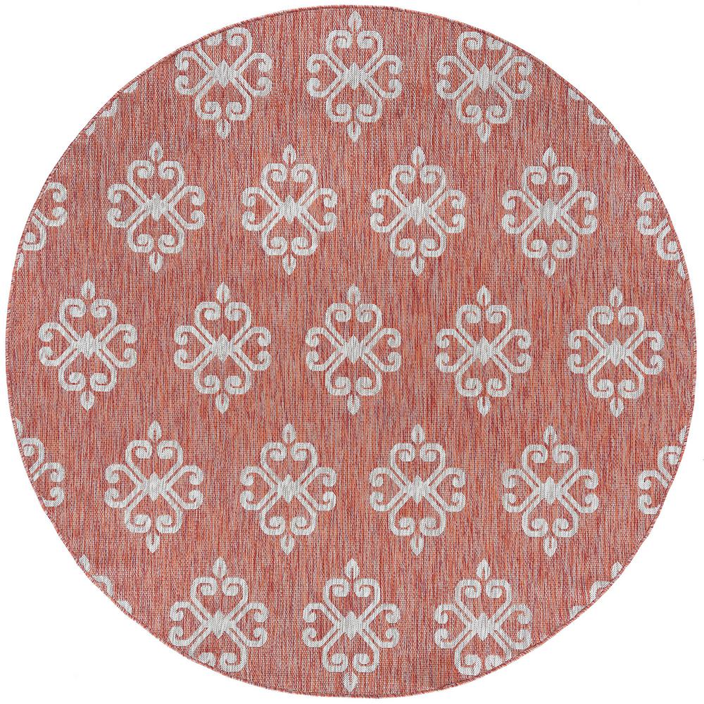 Tayse Rugs Veranda Terra 8 Ft X Indoor Outdoor Round Area Rug Tayse Rugs Veranda Terra 8 Ft X Indoor Outdoor Round Area