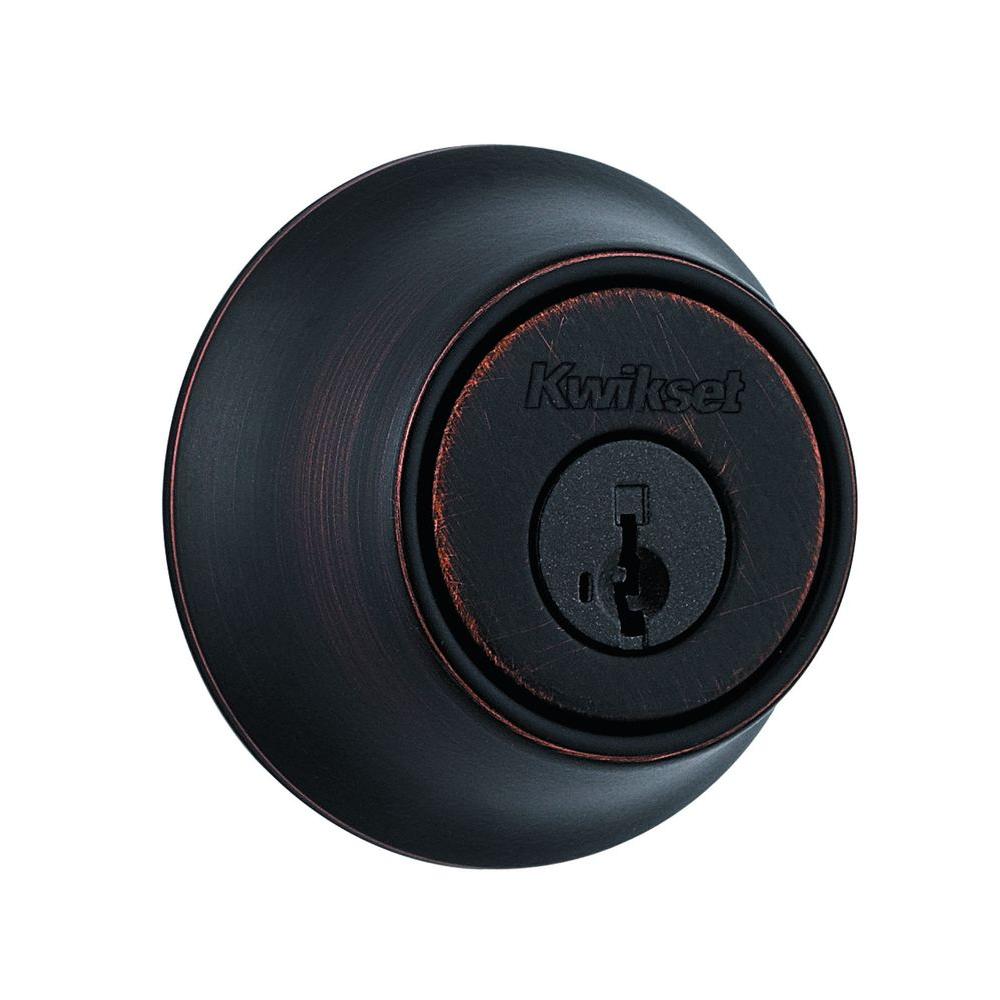 665 Series Venetian Bronze Double Cylinder Deadbolt Featuring SmartKey Security