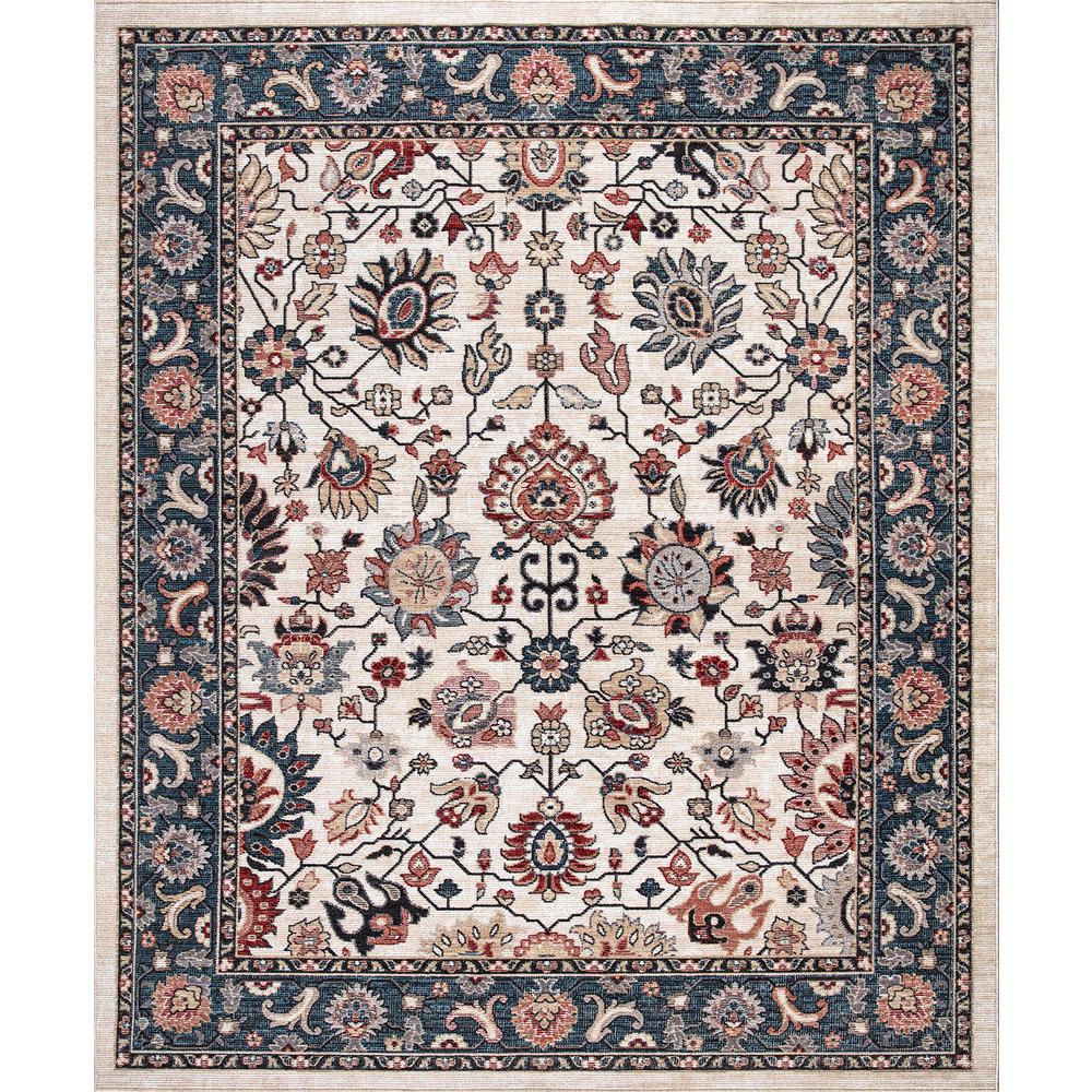 StyleWell Gramercy Blue 8 ft. x 10 ft. Floral Area Rug50767 The Home