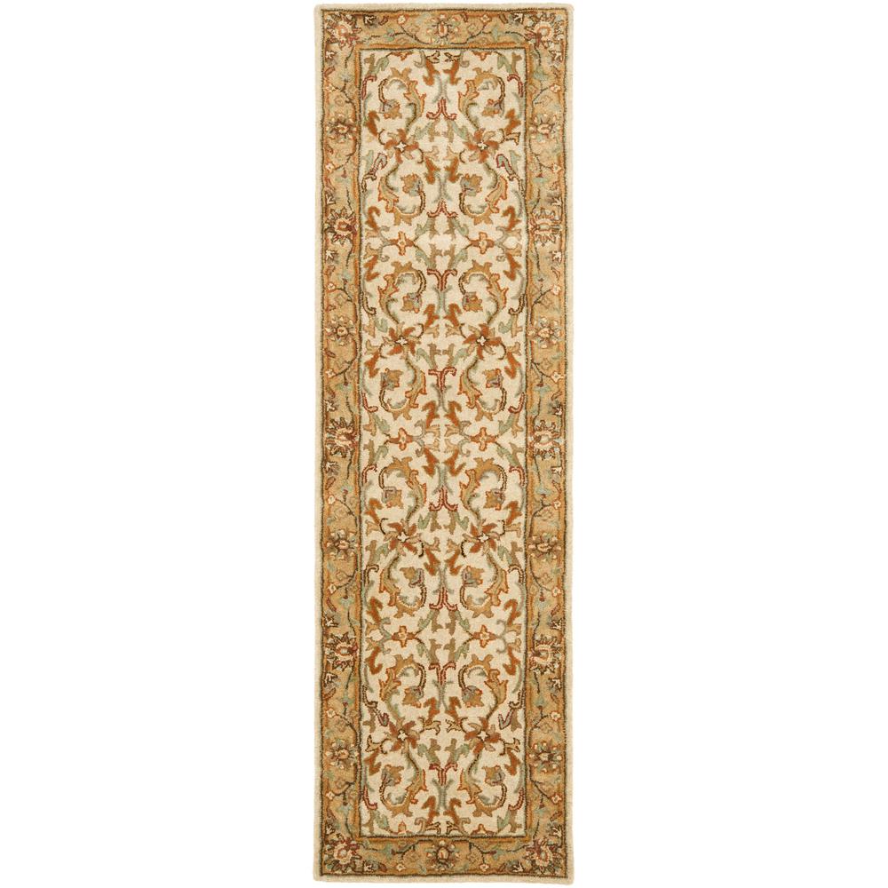 Safavieh Heritage Beige/Gold 2 ft. x 20 ft. Runner RugHG967A220 The