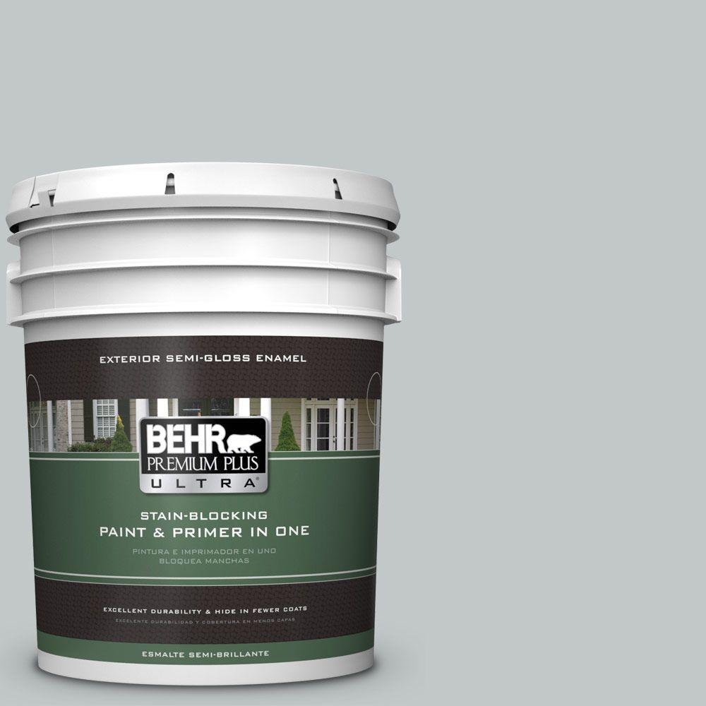 BEHR Premium Plus Ultra 5gal. N4502 Zero Gravity SemiGloss Enamel Exterior Paint585005