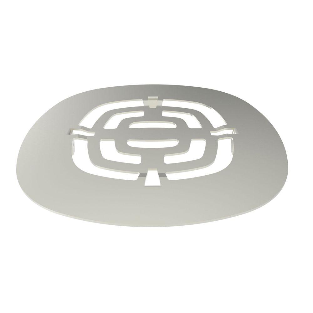 Brasstech 4 1 2 In Shower Drain Cover Satin Nickel 239 15s The Shower Drain Cover In Satin Nickel 239 15s The Home Depot