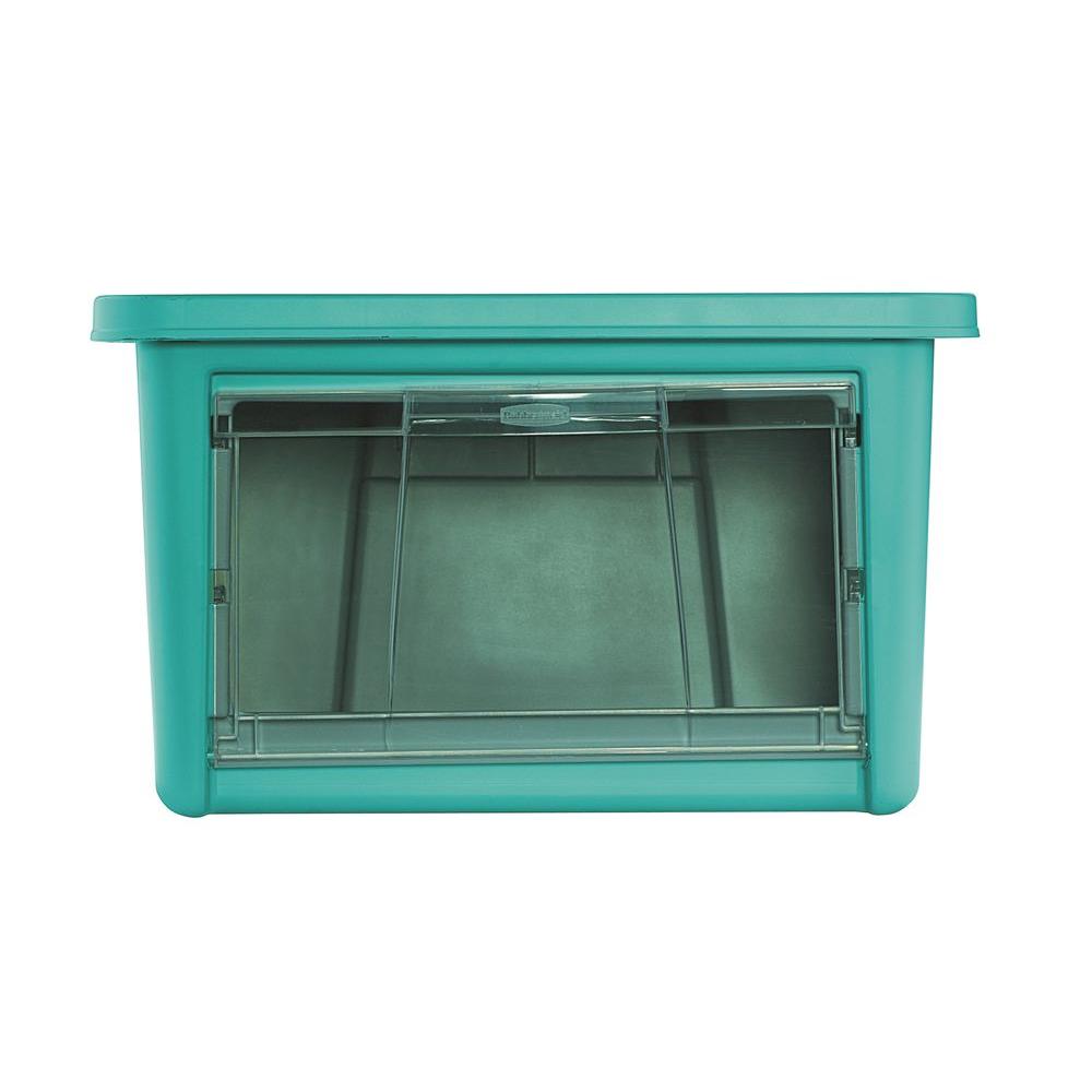 UPC 071691473794 product image for Rubbermaid Small Access Organizer - Turquoise 1865231 | upcitemdb.com