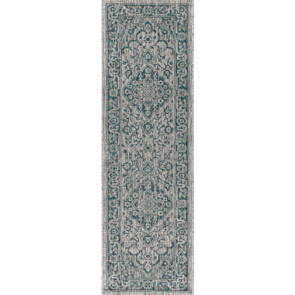 Jonathan Y Gray Teal 2 Ft X 8 Rozetta Boho Medallion Textured Weave Indoor Outdoor Runner Rug Smb102c 28 The Home Depot - Teal And Gray Runner Rugs Jonathan Y Gray Teal 2 Ft X 8 Rozetta Boho Medallion Textured Weave Indoor Outdoor Runner Rug Smb102c 28 The Home Depot - Teal And Gray Runner Rugs