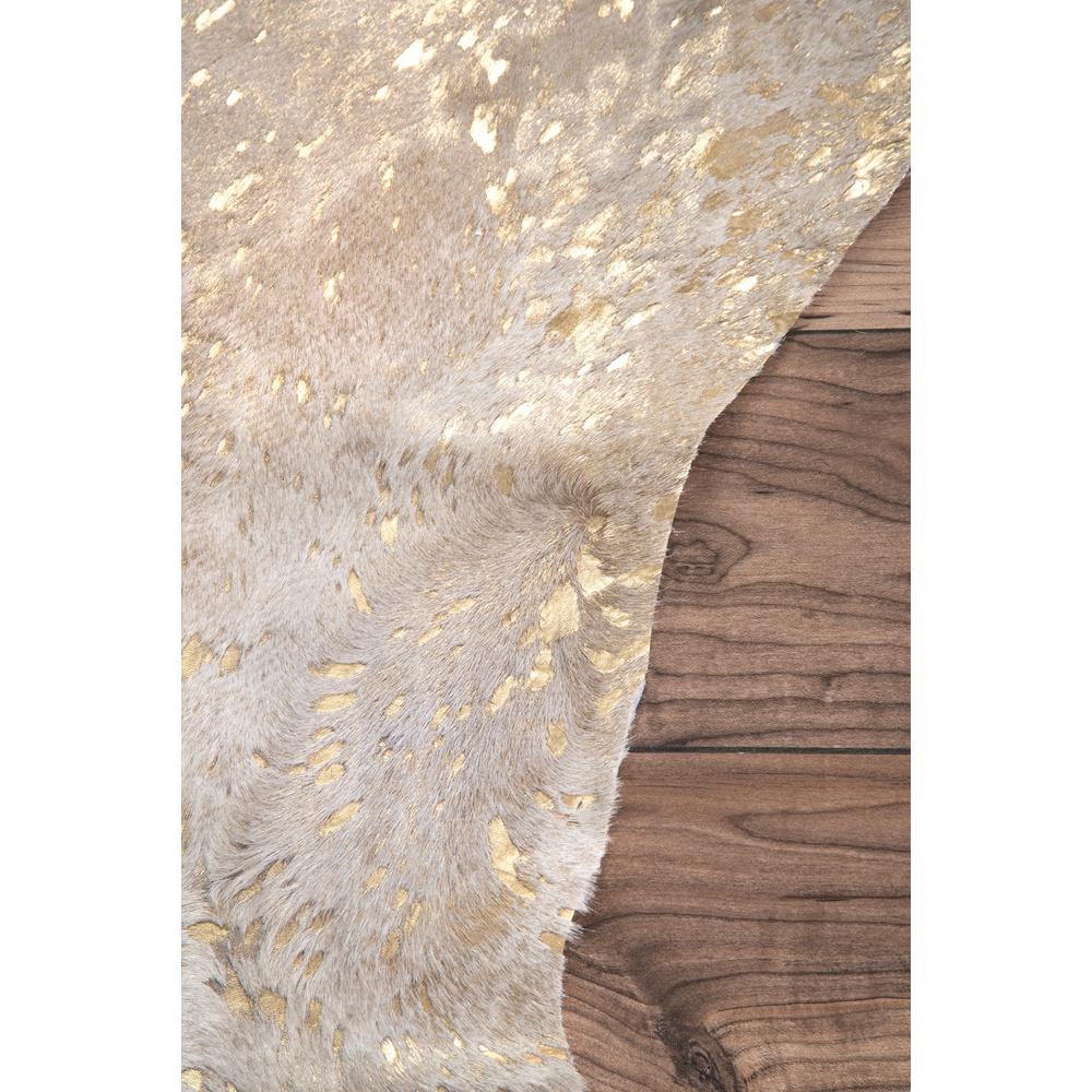 Nuloom Dorian Cowhide Gold 5 Ft X 7 Shaped Rug Nkchp08b 507 The Home Depot - White Cowhide Rug With Gold Nuloom Dorian Cowhide Gold 5 Ft X 7 Shaped Rug Nkchp08b 507 The Home Depot - White Cowhide Rug With Gold