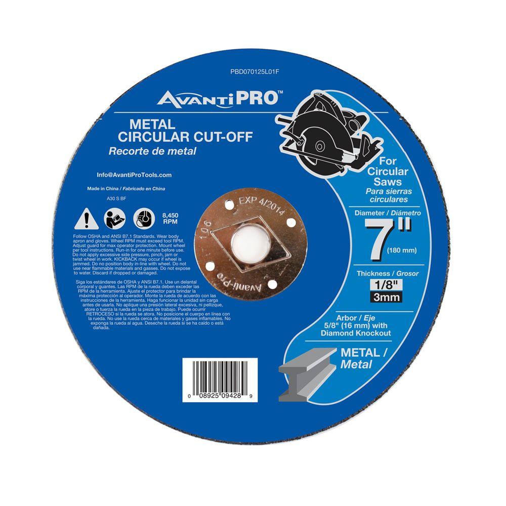 AVANTI PRO Metal CutOff Disc (10Discs) 7"x1/8"x5/8" Angle Grinder Cutter Tool eBay