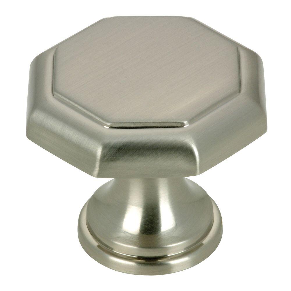 Richelieu Hardware 1 1 5 In 30 Mm Brushed Nickel Cabinet Knob   Richelieu Hardware Cabinet Knobs Bp44630195 64 1000 