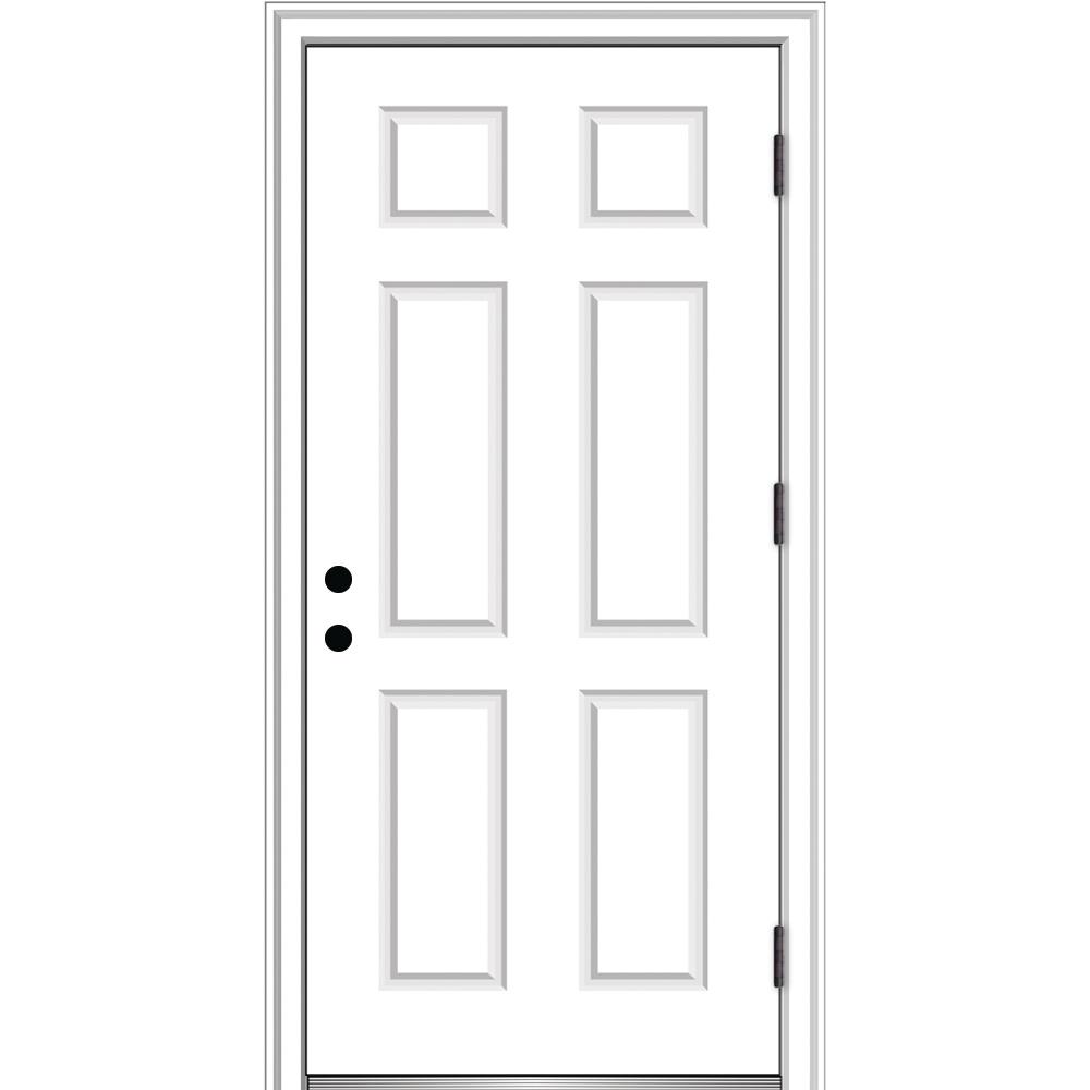 32 X 80 Exterior Prehung Left Hand Outswing Doors Without