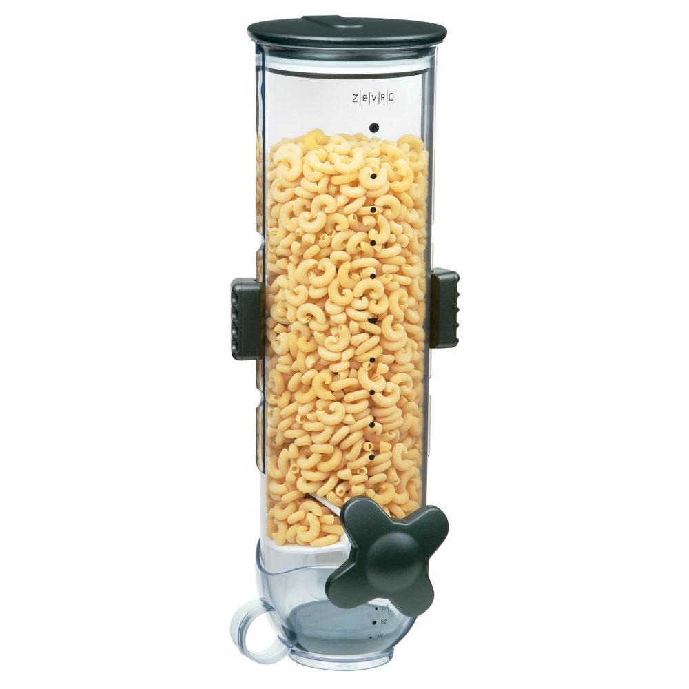 HoneyCanDo Double Cereal Dispenser, Black KCH06121 The Home Depot