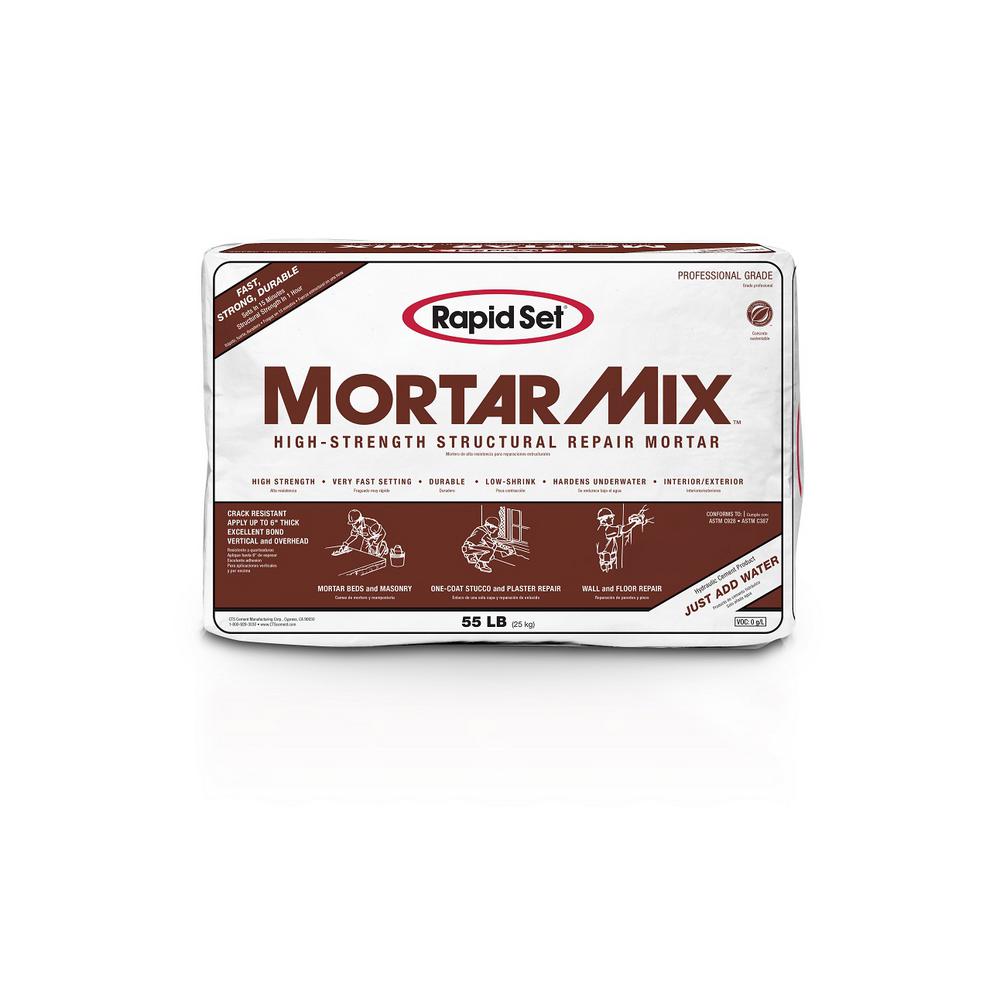 Rapid Set 55 lb. Mortar Mix-04010055 - The Home Depot