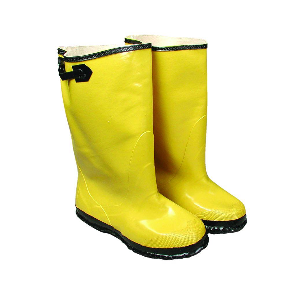 West Chester Size 13 Yellow Slush Boot Black Buckle and Sole by West Chester