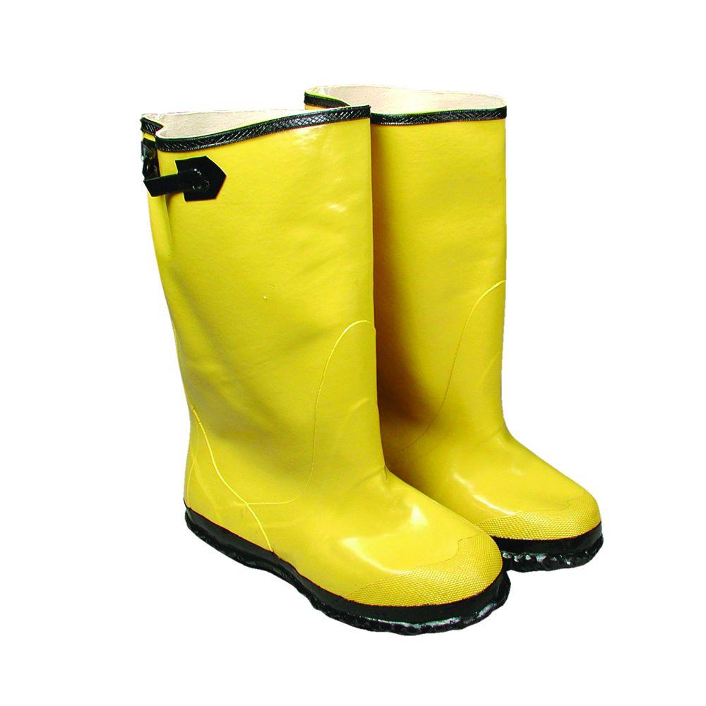 West Chester Size 15 Yellow Slush Boot Black Buckle and Sole-8200/15 ...