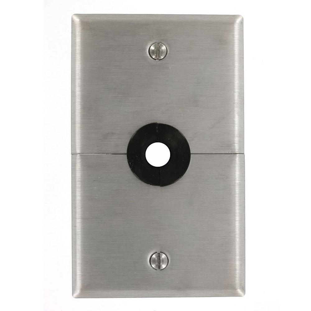 Leviton 1 Gang Duplex Receptacle Large Jumbo Size Wall Plate - Leviton Jumbo Stainless Steel Wall Plates Leviton 1 Gang Duplex Receptacle Large Jumbo Size Wall Plate - Leviton Jumbo Stainless Steel Wall Plates