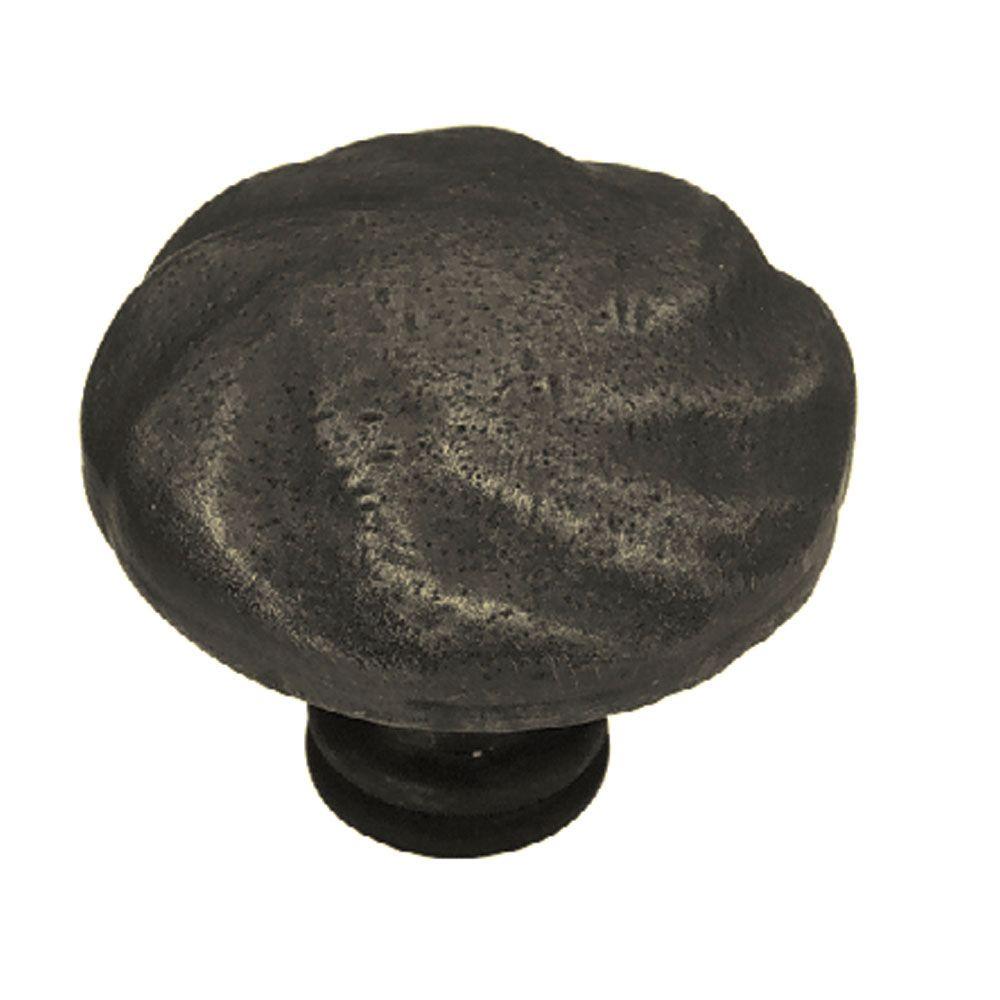 Liberty Rustique 11/2 in. Distressed Oil Rubbed Bronze Knob