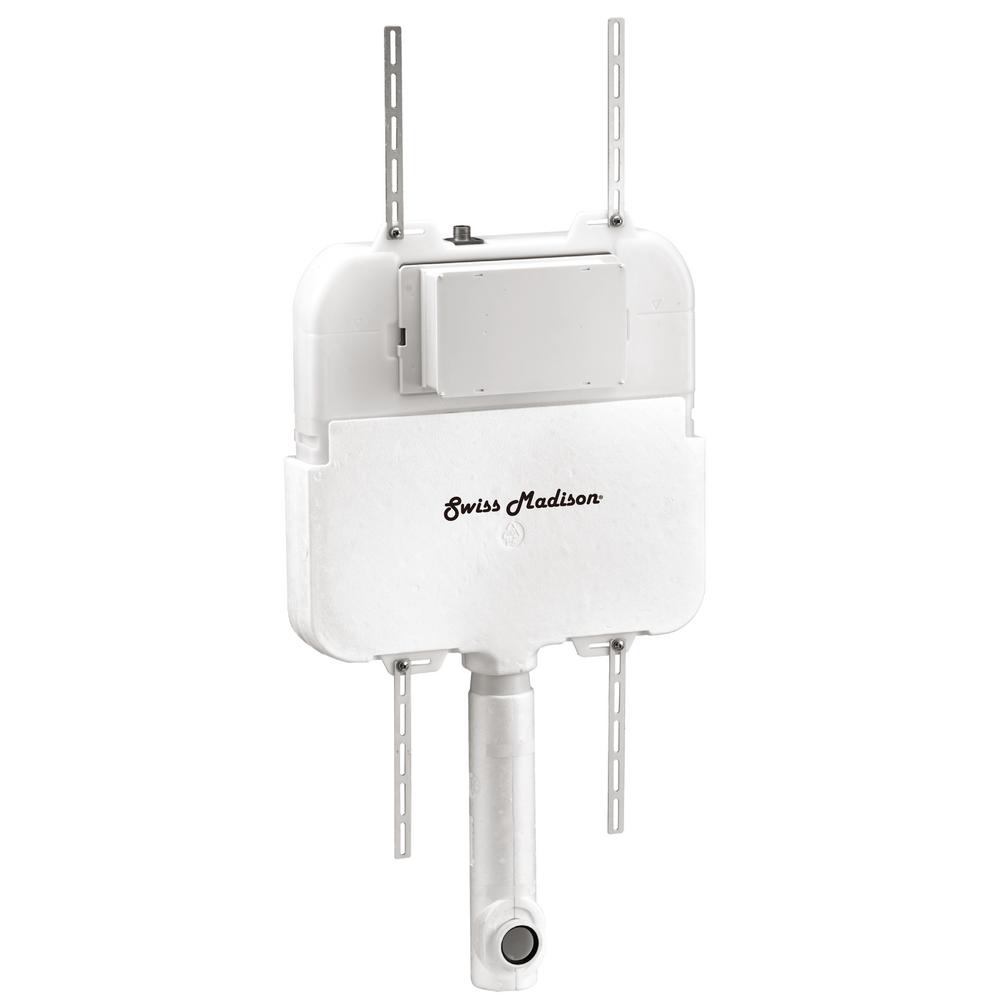 Insulated Tank Toilet Tanks Toilets Seats Bidets The 0 8 1 28 Gpf 2 Ft X 4 Concealed Dual Flush In Wall
