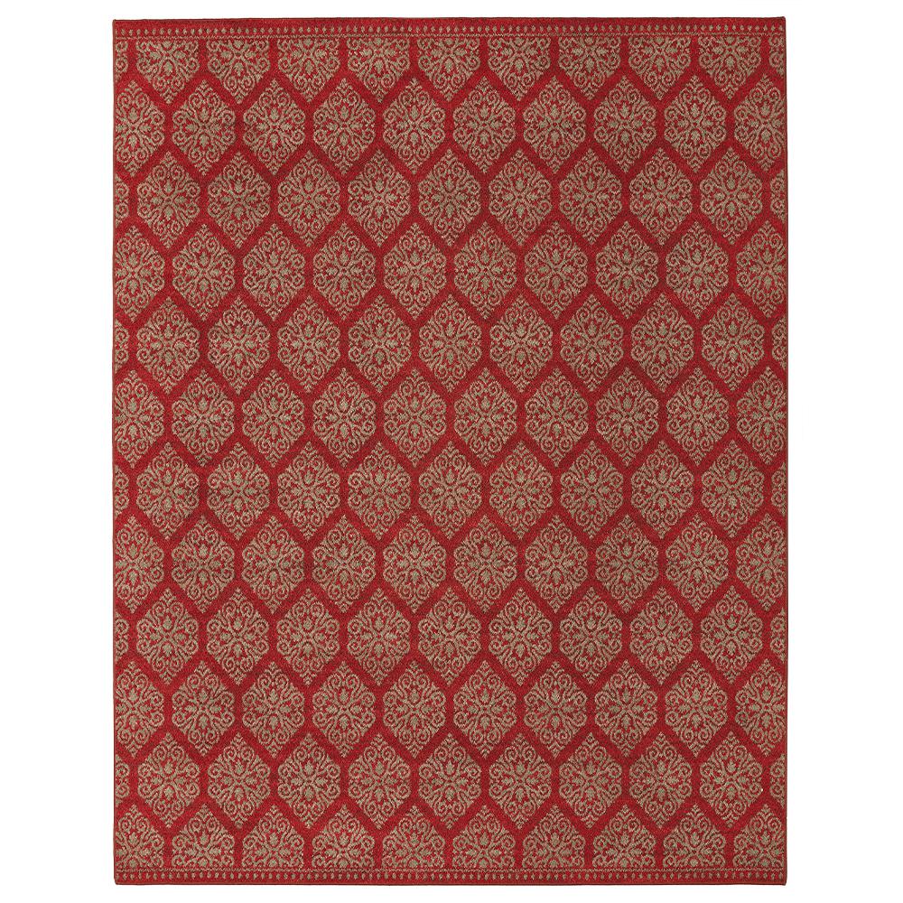 Red 8 X 10 Area Rugs The Home Depot Taurus Ruby Russet 8 Ft X 10 Area Rug