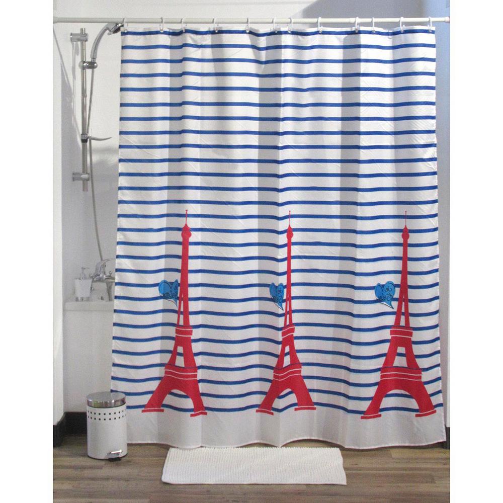Shower Curtain fabric Paris  fabric Shower Curtain