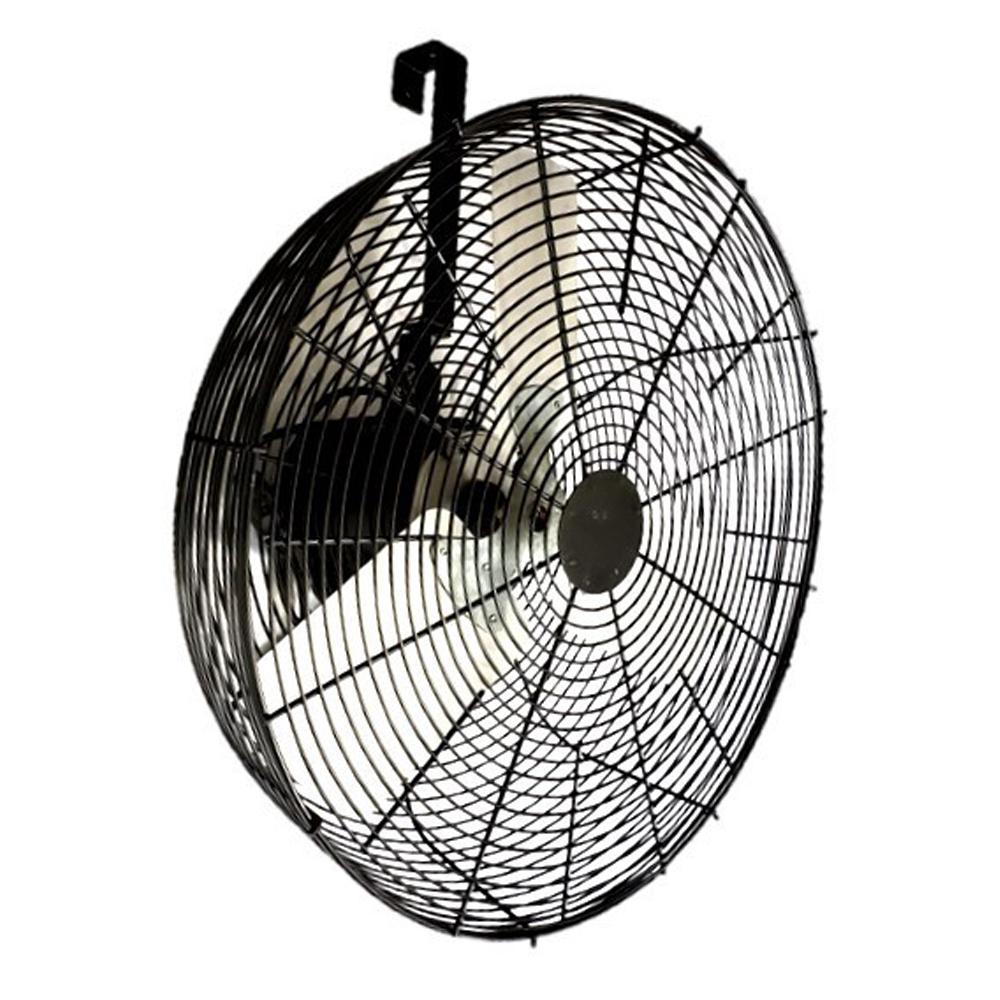 Hessaire 3000 CFM Black Industrial Livestock Cooling Fan20B4B3S The
