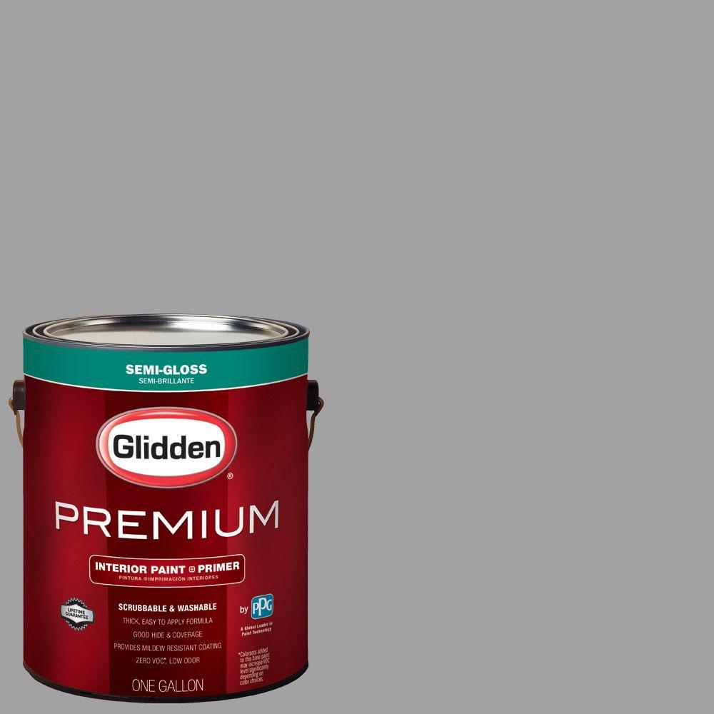 Glidden Premium 1 Gal Hdgcn63 Granite Grey Semi Gloss Interior Glidden Premium 1 Gal Hdgcn63 Granite Grey Semi Gloss Interior Paint With Primer