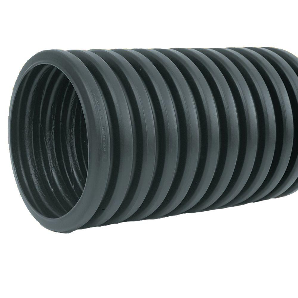 Advanced Drainage Systems 3 in. x 10 ft. Corex Drain Pipe Solid ...