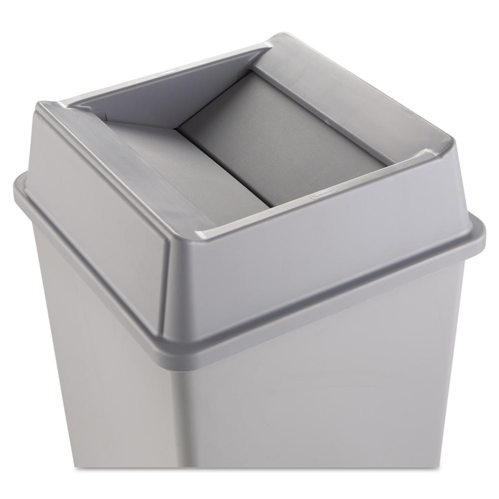 Rubbermaid Commercial Products Untouchable 35 and 50 Gal. Grey Square