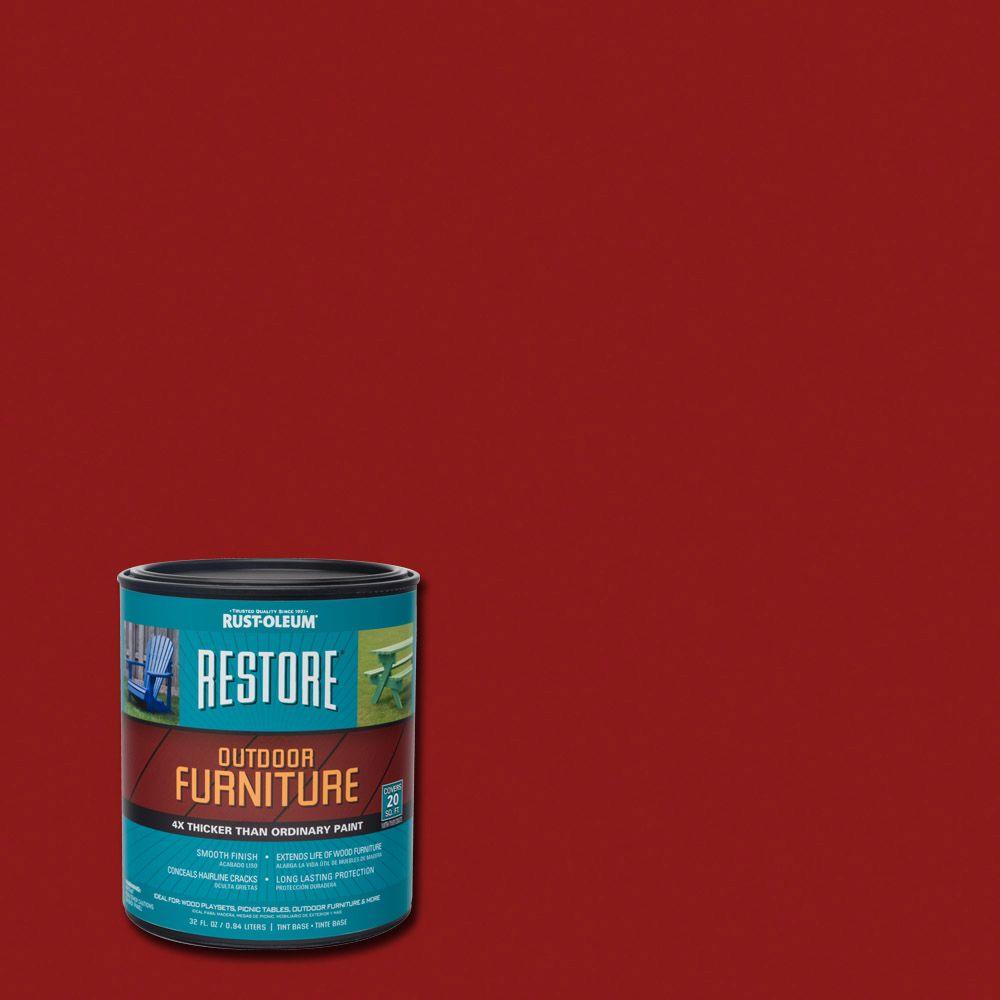 RustOleum Restore 1 qt. Colonial Red Outdoor Furniture Exterior Solid