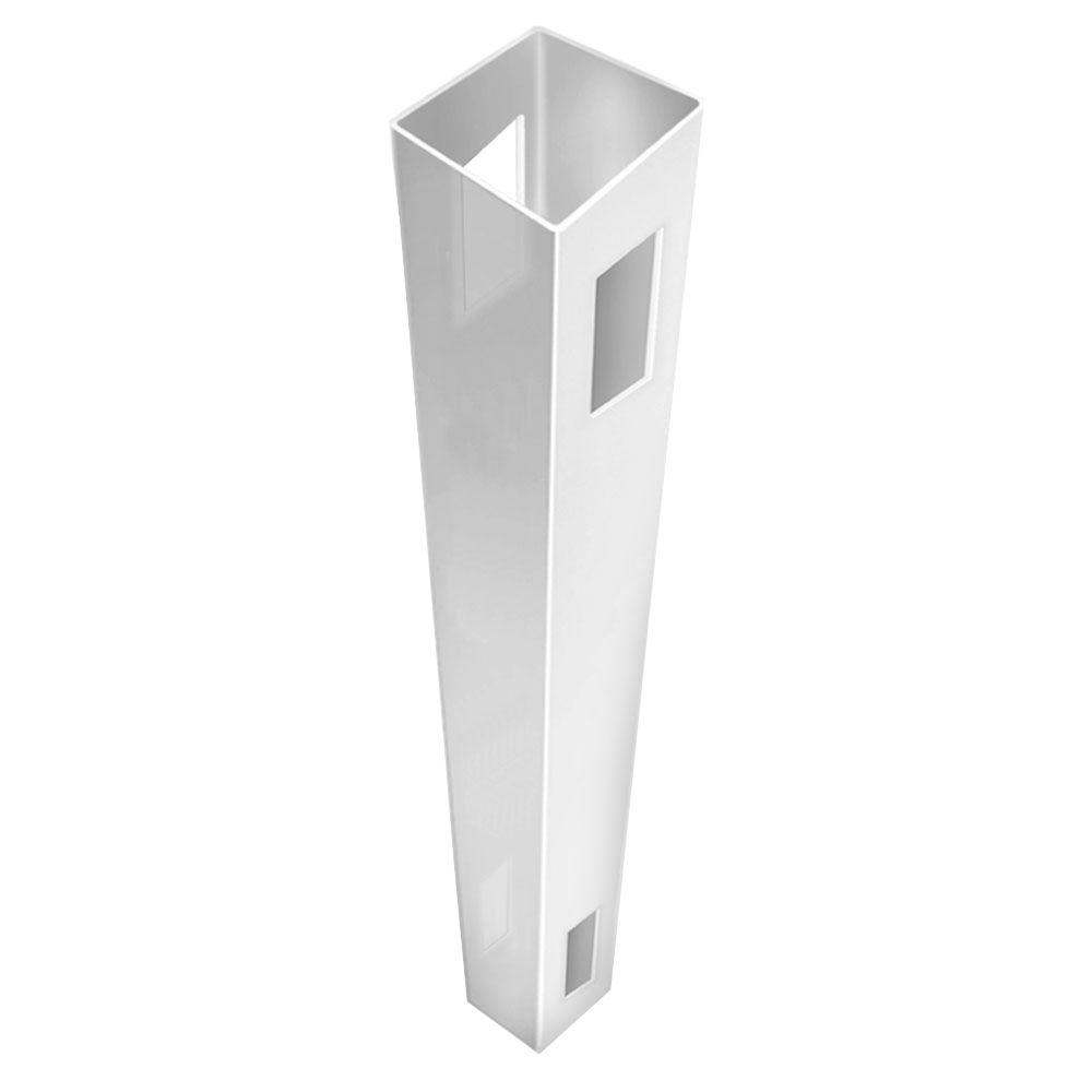 Veranda 4 In X 4 In X 6 Ft White Vinyl Fence Line Post 73014451