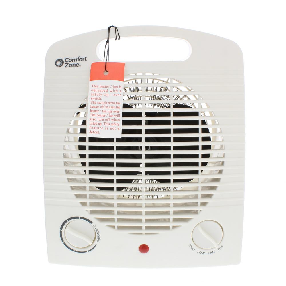 Comfort Zone 750 1 500 Watt Portable Compact Heater With