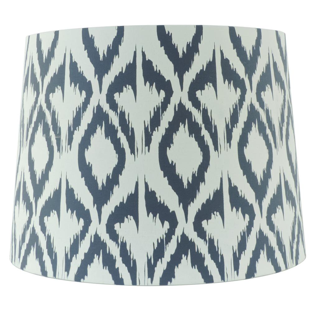 Multicolored Silver Lamps Lighting The Home Depot H White And Black Hardback Empire Lamp Shade